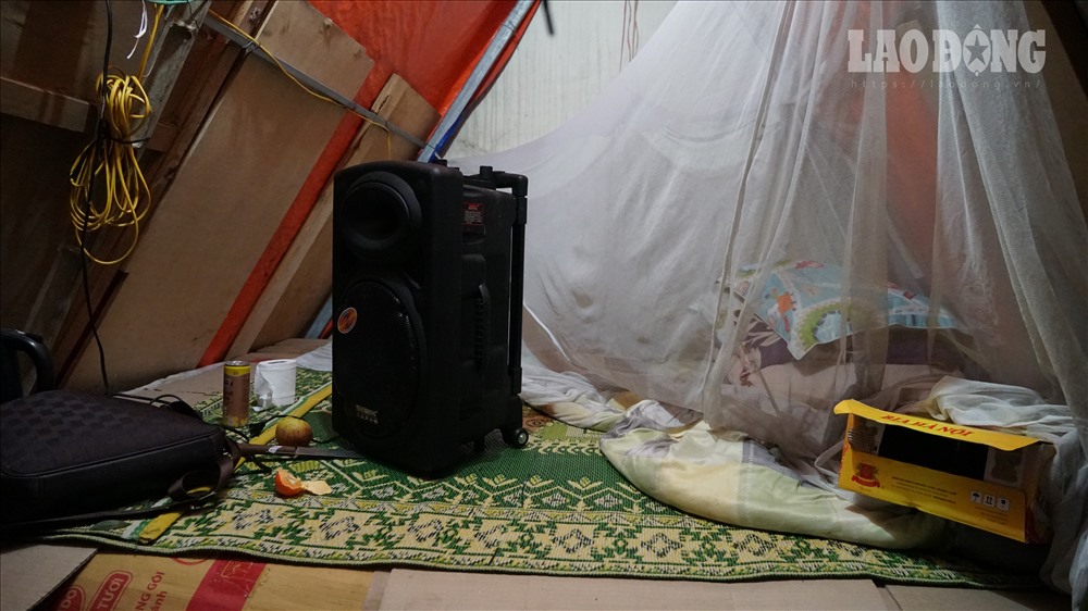 Cận Tết, lao động chong đèn trên phố trông đào đêm