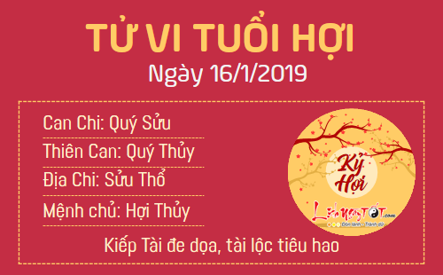Tử vi thứ 4 ngày 16/1/2019 của 12 con giáp: Tị tiền tình đầy tay, Thìn bị kẻ thứ 3 phá hoại Tử vi thứ 4 ngày 16/1/2019 của 12 con giáp: Tị tiền tình đầy tay, Thìn bị kẻ thứ 3 phá hoại