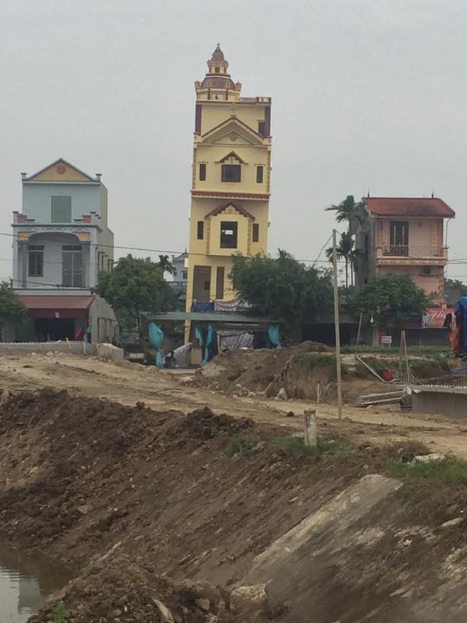 Nhà 5 tầng ở Hà Nam nghiêng như tháp nghiêng Pisa: Nếu không xử lý được phải phá bỏ!