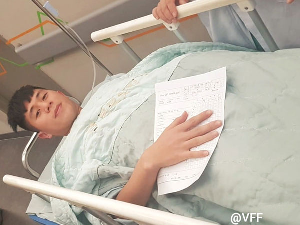 Từ Hàn Quốc, trung vệ Đình Trọng báo tin vui đã phẫu thuật thành công, chuẩn bị quay lại sân cỏ