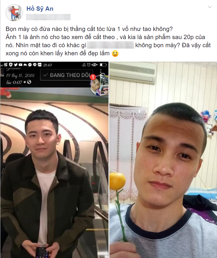 Cái kết đắng cho chàng trai tin vào lời hứa cắt y hình của anh thợ cắt tóc