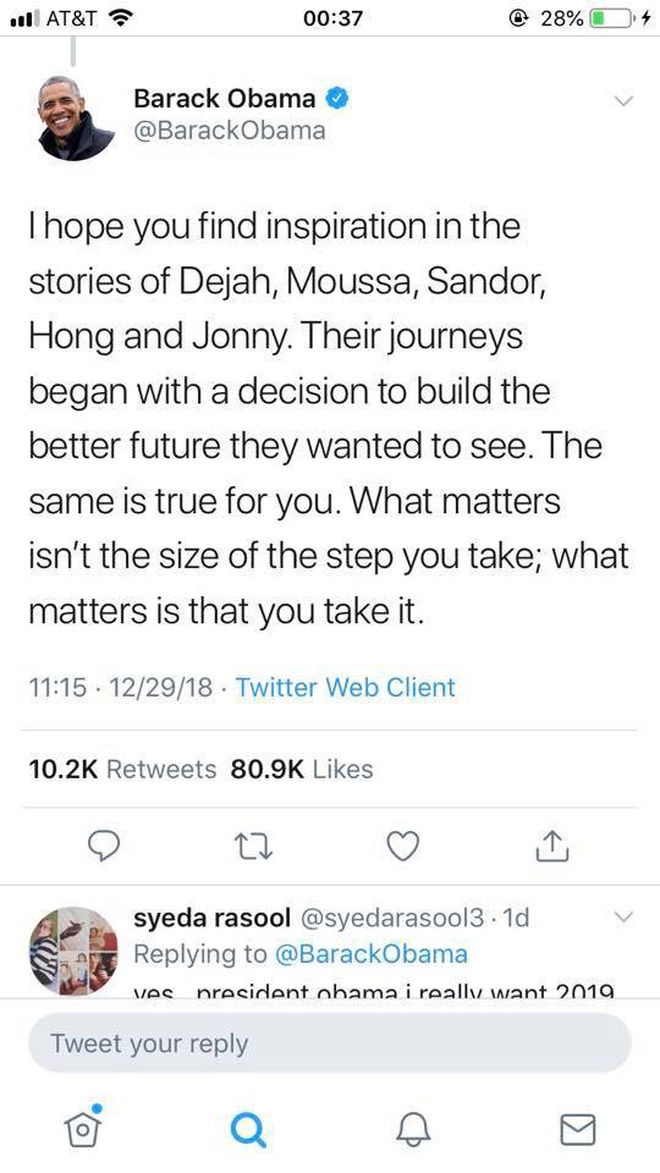 Cô Hồng của Việt Nam - Người phụ nữ truyền cảm hứng cho ông Obama trong năm 2018