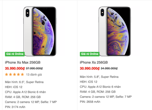 Giá iPhone giảm hàng triệu đồng trước Tết