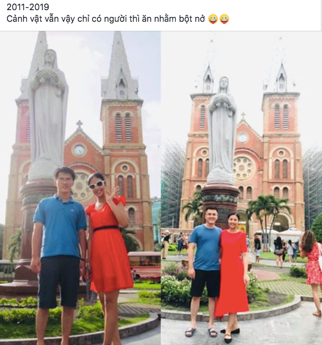 Hoa hậu Ngọc Hân đăng ảnh 8 năm, điều đặc biệt là người đàn ông bên cạnh vẫn là người quen mặt