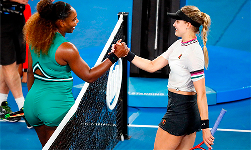 Serena thắng dễ Bouchard tại vòng hai Australia Mở rộng