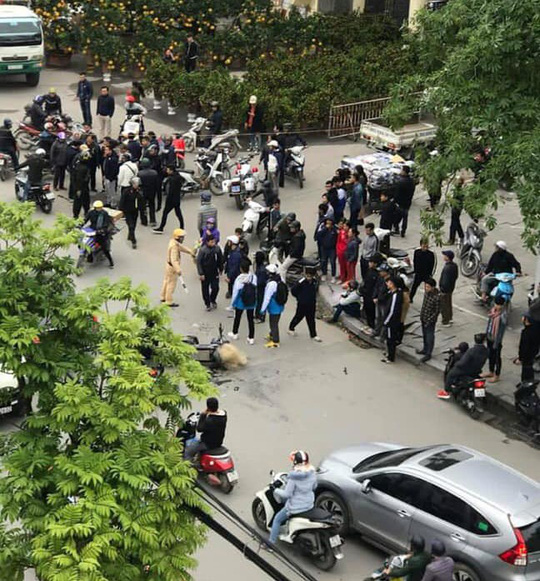 Thực hư việc CSGT Thanh Hóa quăng lưới trúng học sinh té ngã