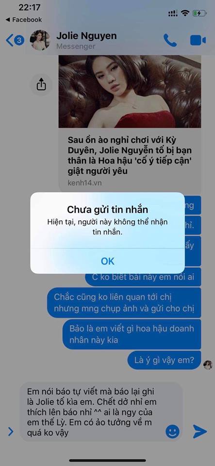 Hoa hậu doanh nhân Lam Cúc thay mặt nhóm bạn lên tiếng chỉ thẳng mặt sau khi Jolie Nguyễn tố bị bạn thân giật người yêu