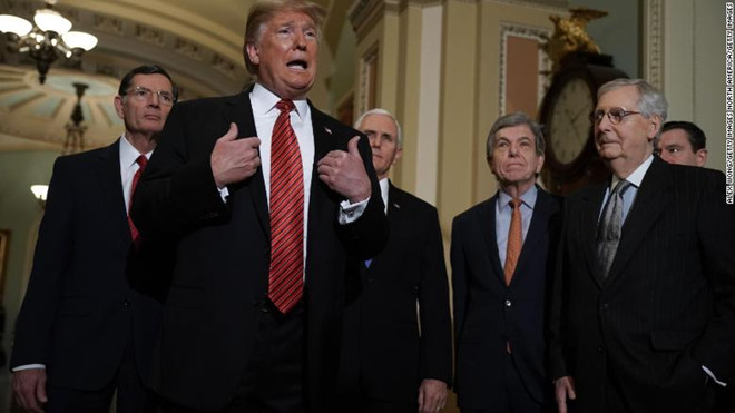 Chính phủ đóng cửa, TT Trump hủy chuyến đi của phái đoàn Mỹ tới Davos