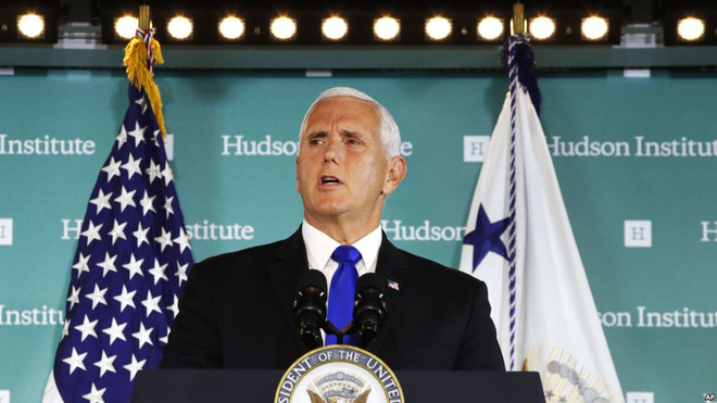 Bắc Kinh sốt vó: Ông Pence điểm mặt Trung Quốc, hải quân Mỹ hừng hực khí thế hành động