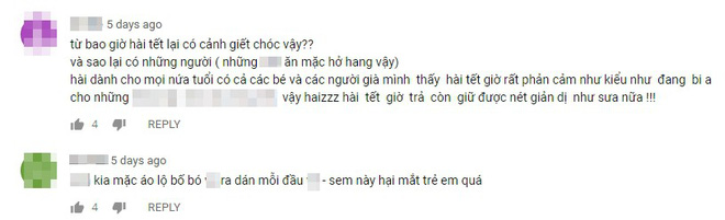 Khán giả bức xúc với phim Tết của Quang Tèo, Chiến Thắng thô tục, hở hang giống phim khiêu dâm