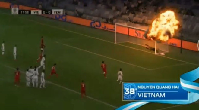 AFC gỡ video nhạy cảm về cú sút phạt của Quang Hải vào lưới Yemen