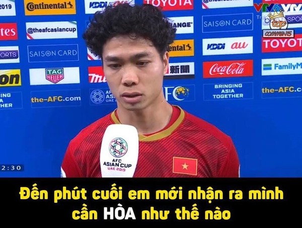 Ghi bàn gỡ hòa vào lưới Jordan, họa mi Công Phượng tiếp tục được dân mạng chế ảnh ngập tràn mạng xã hội