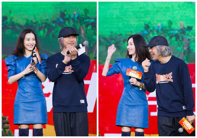 Châu Tinh Trì và Trương Bá Chi thân thiết, thoải mái ôm eo bá cổ sau tin đồn sắp đám cưới