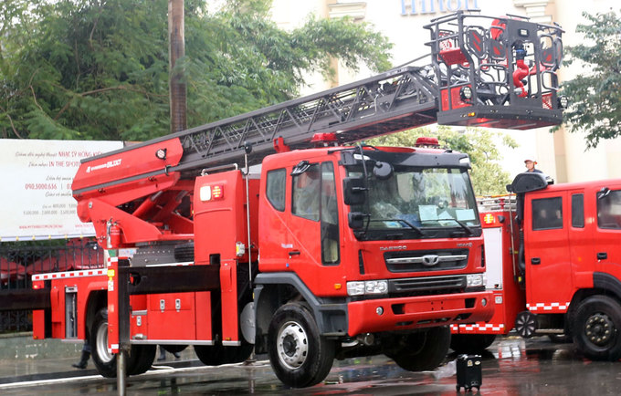 Dàn xe chữa cháy 22 triệu USD của Bộ Công an