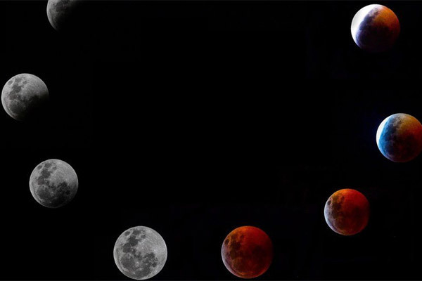 Ngắm siêu Trăng máu - Trăng sói cực hiếm trên thế giới