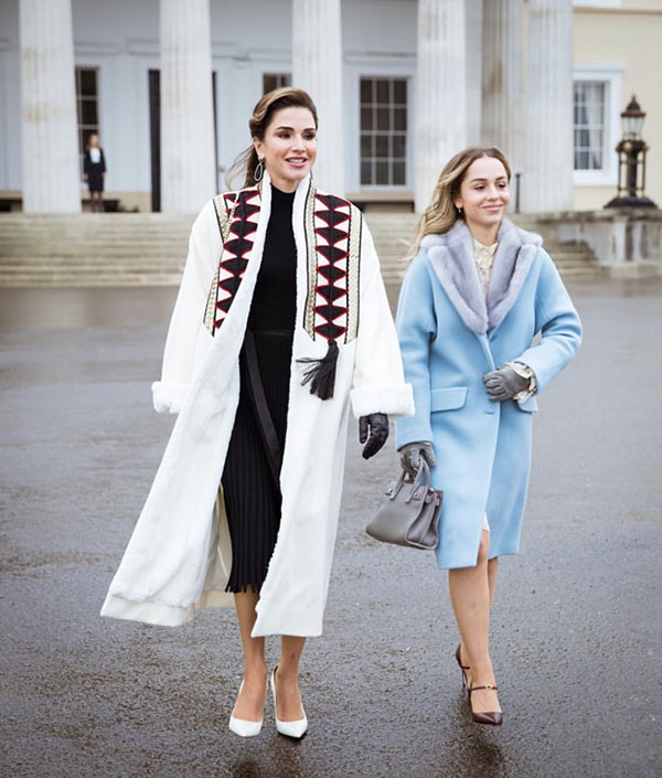 Phong cách thời trang của Hoàng hậu và Công chúa nước Jordan