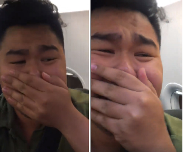 Khoảnh khắc đáng yêu: Máy bay đã hạ cánh nhưng không hành khách nào vội xuống, nán lại xem loạt sút luân lưu nghẹt thở của ĐT Việt Nam