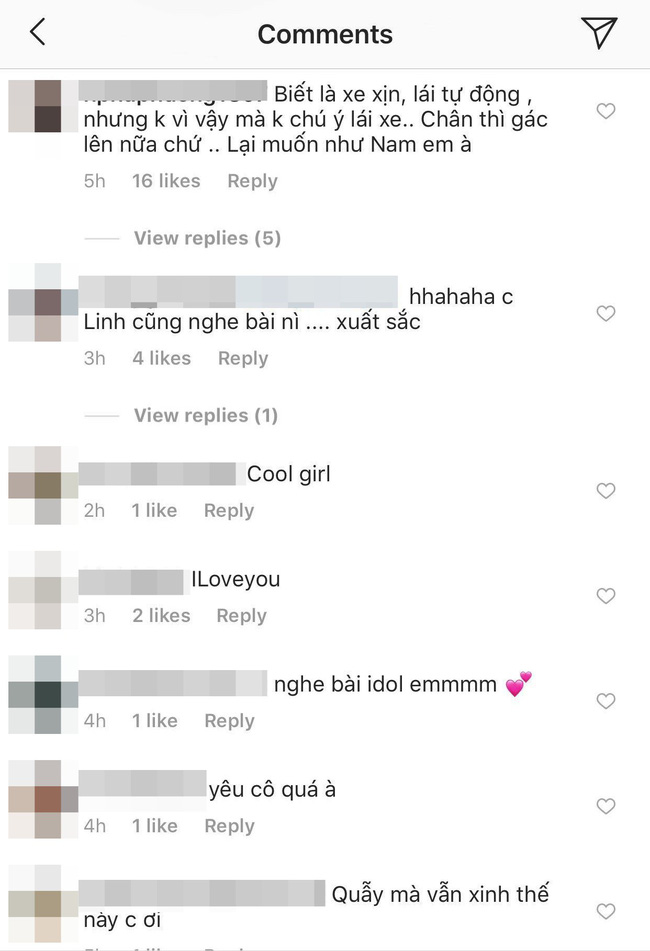 Hoàng Thùy Linh bị ném đá vì buông tay, gác chân lên ghế lái xe như Nam Em