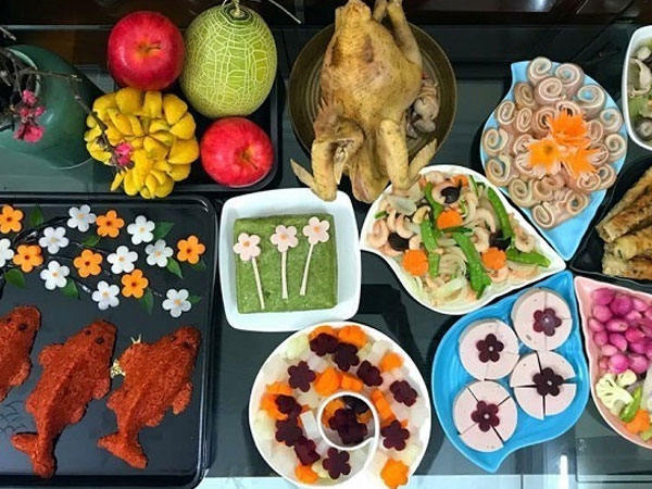 Mâm cỗ cúng ông Công ông Táo đầy đủ gồm những gì?