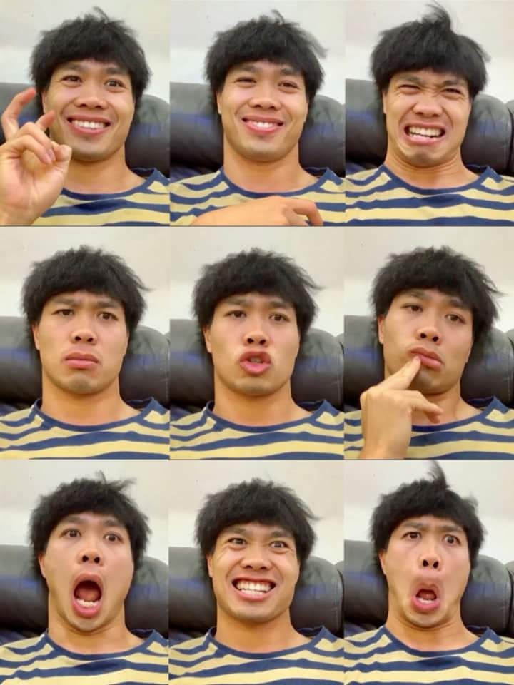 Loạt biểu cảm từ hài hước đến khó hiểu của Công Phượng xứng danh thánh meme của đội tuyển Việt Nam
