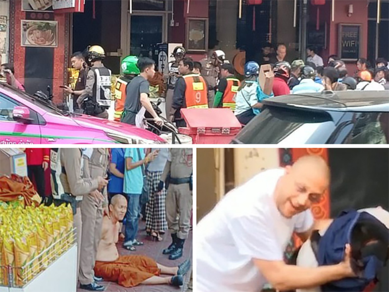 Thái Lan: Nhà sư đâm trọng thương người bán hàng rong để chứng minh bùa bảo vệ của anh ta vô tác dụng