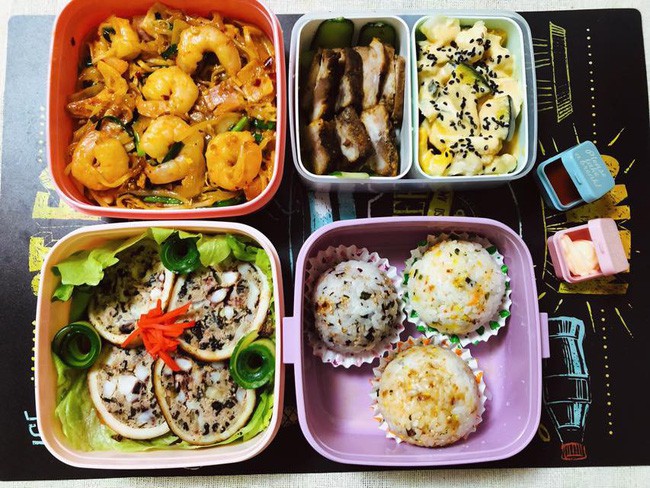 Tròn mắt thán phục người vợ quốc dân: Mỗi ngày chồng đi làm là một hộp cơm vừa ngon vừa đẹp, đủ 26 bữa/tháng