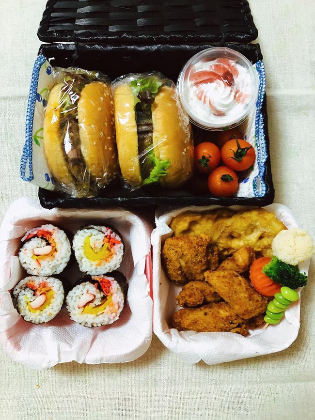 Tròn mắt thán phục người vợ quốc dân: Mỗi ngày chồng đi làm là một hộp cơm vừa ngon vừa đẹp, đủ 26 bữa/tháng