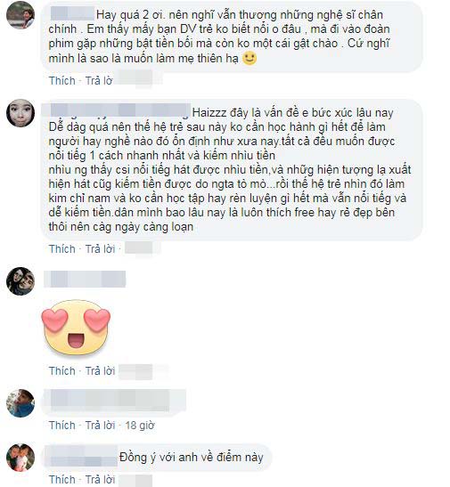 Phương Thanh, Mỹ Lệ, Thân Thúy Hà và hàng loạt cư dân mạng phản ứng với ý kiến Showbiz bây giờ quá nhiều điếm của nghệ sĩ Trung Dân