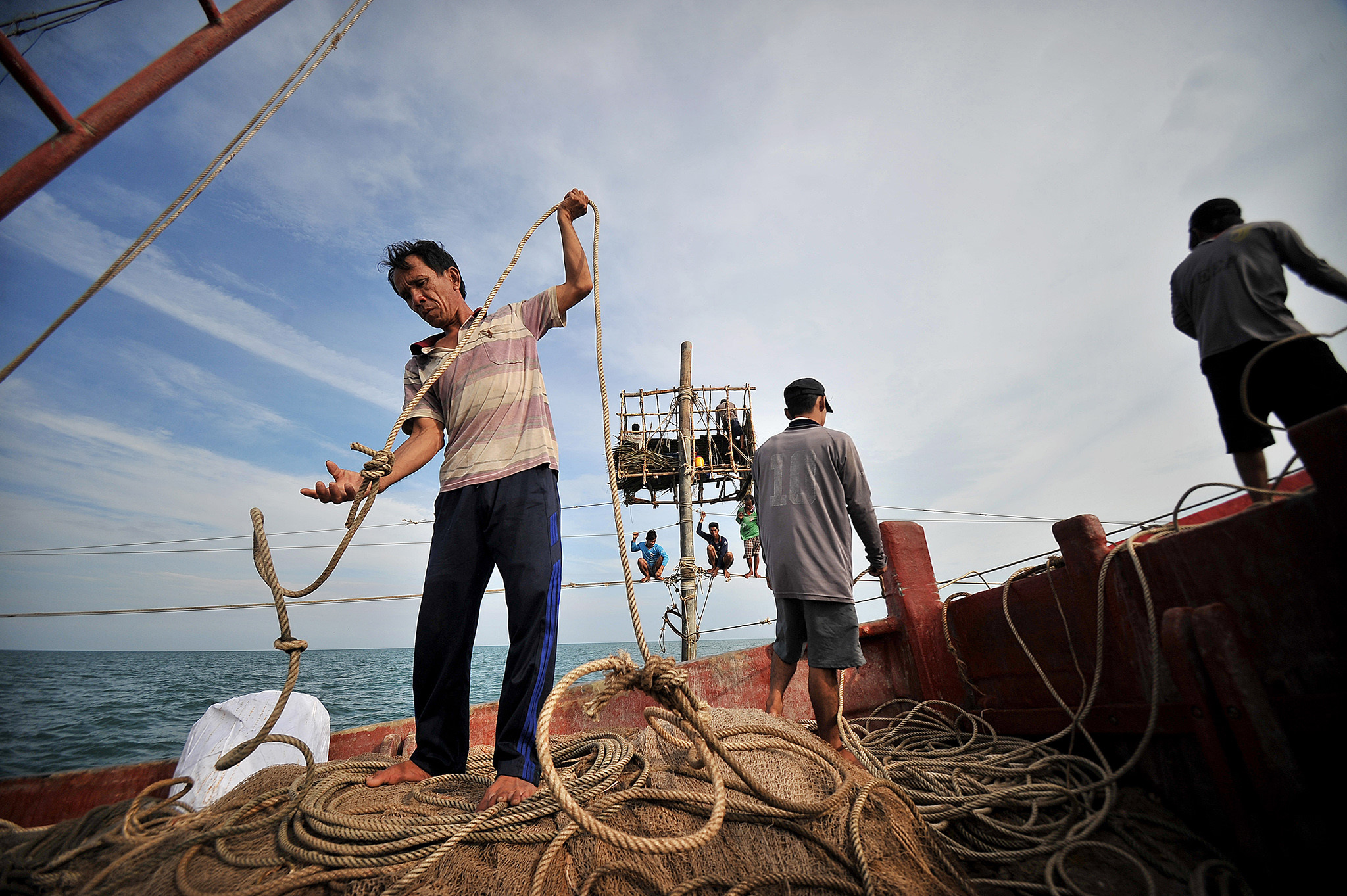 Người nhện ở vùng biển cực nam Tổ quốc