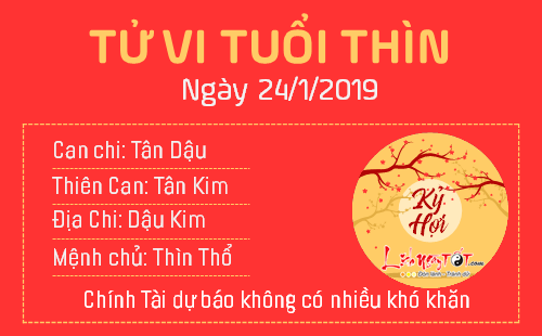 Tử vi thứ 5 ngày 24/1/2019 của 12 con giáp: Mão gặp may mắn về tiền bạc, Dậu bị đồng nghiệp khó dễ