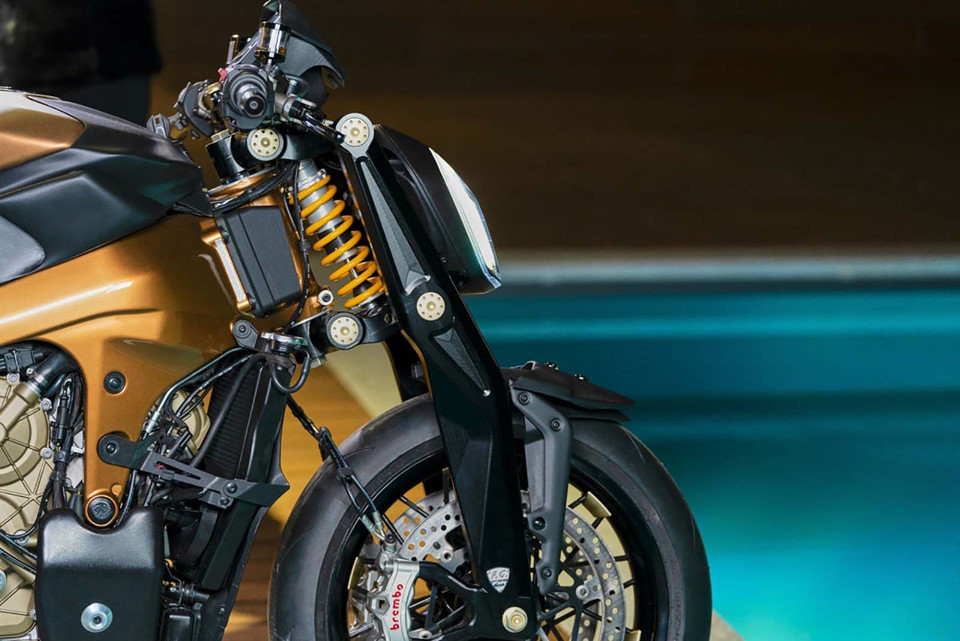 Siêu phẩm Ducati Panigale V4 độ streetfighter đầu tiên thế giới