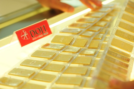 Giá vàng SJC lặng sóng