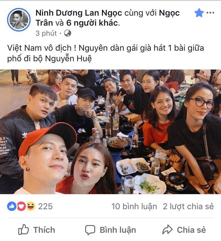 Ngọc Trinh, Ninh Dương Lan Ngọc cùng dàn sao vỡ òa trước trận Việt Nam - Nhật Bản: Một tinh thần rực lửa!