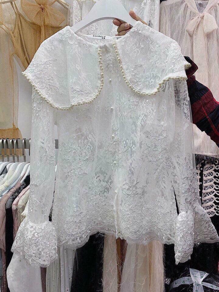 Hí hửng đặt áo ren trắng bánh bèo diện Tết, cô gái sốc nặng khi nhận chiếc áo xuyên thấu mặc như không