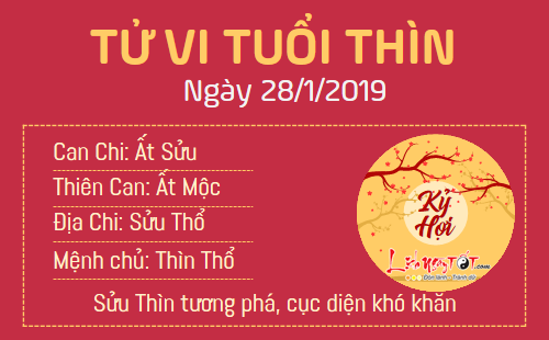 Tử vi thứ 2 ngày 28/1/2019 của 12 con giáp: Mùi đột nhiên có cơ hội kiếm tiền, Thìn bị tiểu nhân ném đá