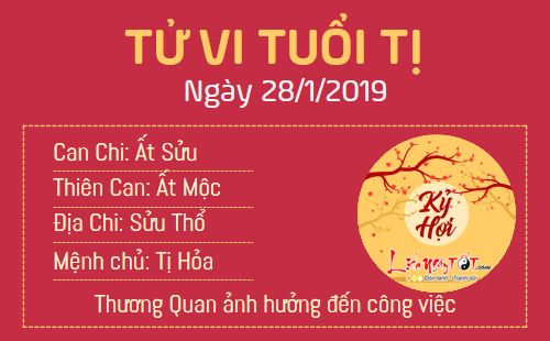 Tử vi thứ 2 ngày 28/1/2019 của 12 con giáp: Mùi đột nhiên có cơ hội kiếm tiền, Thìn bị tiểu nhân ném đá