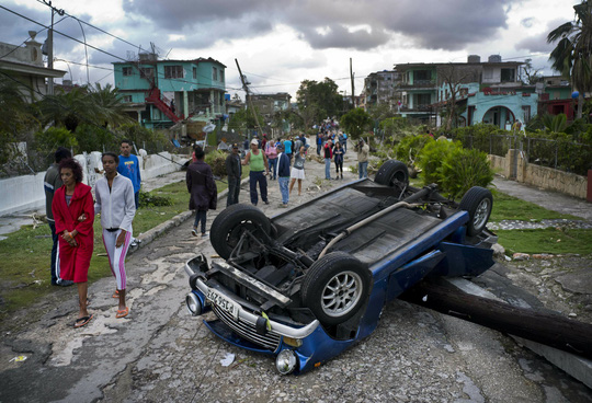 Cuba: Lốc xoáy kinh hoàng đánh thẳng vào Havana, 175 người thương vong