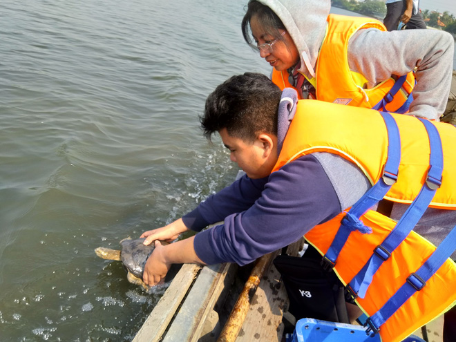 Cận cảnh đội quân ngang nhiên chích điện, bắt cá phóng sinh ngay trước mặt người thả