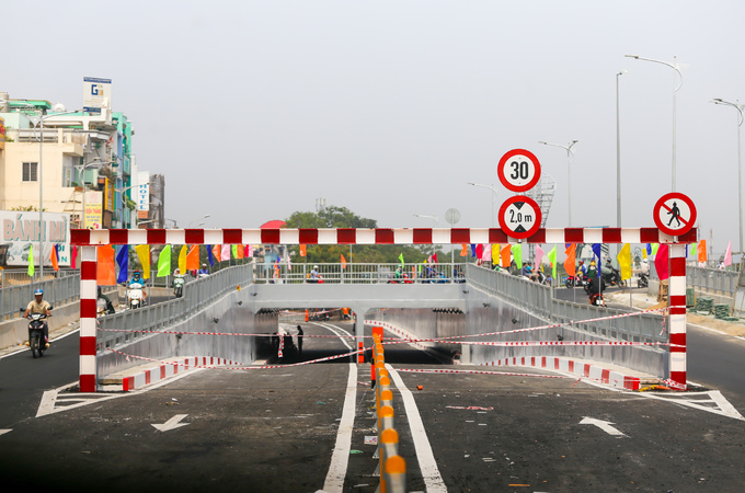 Hầm chui hơn 100 tỷ đồng ở Sài Gòn hoàn thành