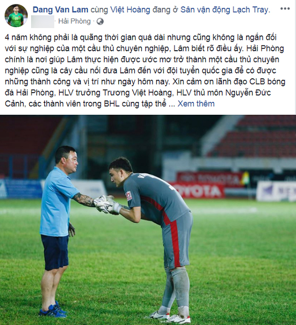 Lâm tây viết tâm thư tạm biệt đầy xúc động để sang Thái chơi bóng, Quế Ngọc Hải vào lầy lội bóc phốt bạn thân