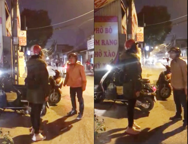Bắt quả tang vợ cùng trai lạ trên phố, mặc cặp đôi thanh minh người chồng gào lên cay đắng: Con mày đang ốm nằm nhà kia kìa!