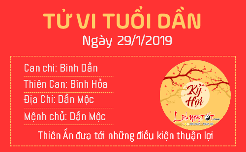 Tử vi Thứ 3 ngày 29/1/2019 của 12 con giáp: Thân công danh rộng mở, Ngọ bị Kiếp Tài ngáng trở Tử vi Thứ 3 ngày 29/1/2019 của 12 con giáp: Thân công danh rộng mở, Ngọ bị Kiếp Tài ngáng trở