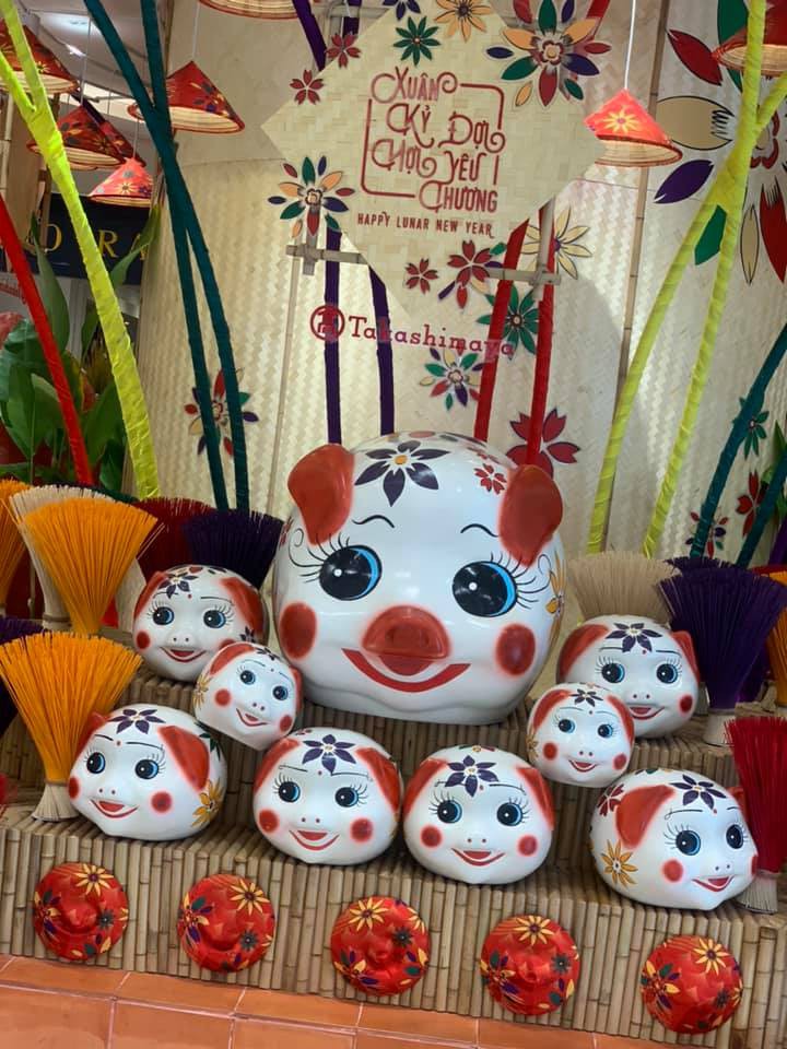 Dàn linh vật heo mừng Tết Kỷ Hợi từ khắp mọi nơi rủ nhau đọ độ cute trên MXH