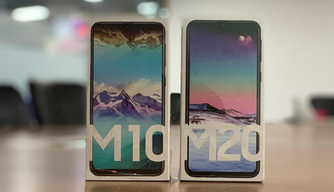 Galaxy M10 và M20 ra mắt - camera kép, pin 5.000 mAh giá từ 112 USD