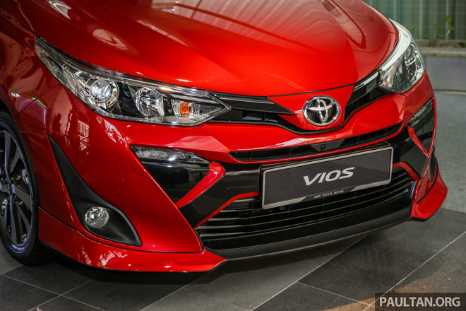 Toyota Vios 2019 ra mắt Malaysia, giá từ 18.700 USD