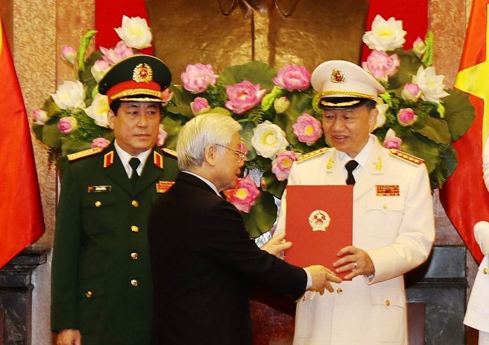 Bộ trưởng Bộ Công an Tô Lâm chia sẻ khi được phong hàm Đại tướng