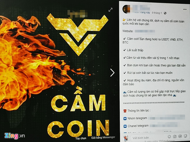 Dịch vụ cầm đồ bằng Bitcoin nở rộ ở Việt Nam