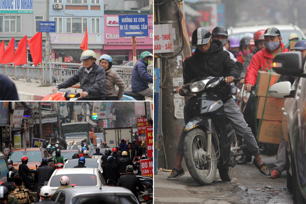 Video ảnh: Hà Nội: 8 điểm đen ùn tắc mới, giáp Tết chớ dại đi qua Video ảnh: Hà Nội: 8 điểm đen ùn tắc mới, giáp Tết chớ dại đi qua