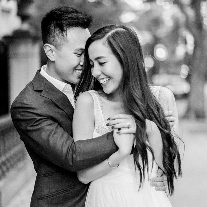 Mie Nguyễn đăng loạt ảnh đính hôn, kỷ niệm 40 tháng yêu