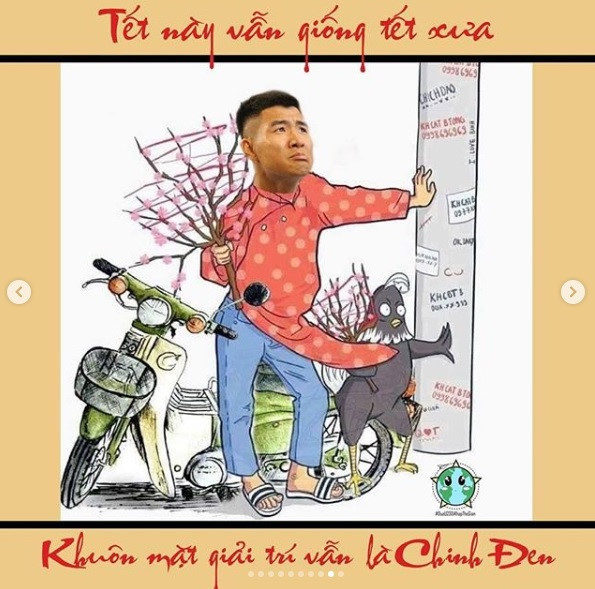 Ảnh chế sự khác nhau giữa Tết xưa và nay của tuyển thủ Việt Nam